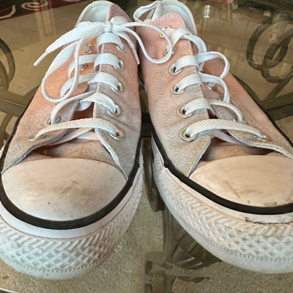 Rainbow ombre Converse